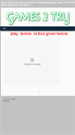 Mobile Screenshot of games2try.weebly.com