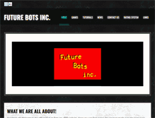 Tablet Screenshot of futurebotsincgaming.weebly.com