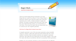 Desktop Screenshot of construct-your-own-magnetic-generator.weebly.com