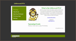 Desktop Screenshot of littlewoodpta.weebly.com