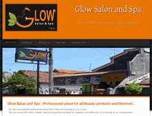 Tablet Screenshot of glowsalon.weebly.com