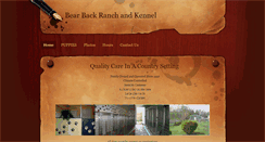 Desktop Screenshot of bearbackranch.weebly.com