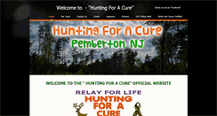 Desktop Screenshot of huntingforacure.weebly.com