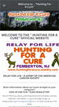 Mobile Screenshot of huntingforacure.weebly.com