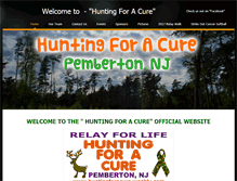 Tablet Screenshot of huntingforacure.weebly.com