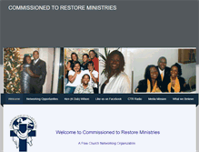 Tablet Screenshot of commissionedtorestoreministries.weebly.com