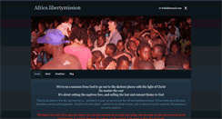 Desktop Screenshot of africalibertymission.weebly.com