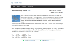 Desktop Screenshot of manandvanhertfordshire.weebly.com