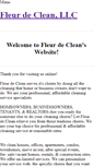 Mobile Screenshot of fleurdeclean.weebly.com