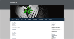 Desktop Screenshot of iprivatecp.weebly.com
