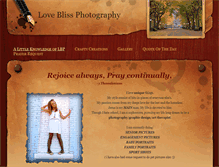 Tablet Screenshot of loveblissphotography.weebly.com