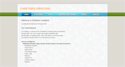Desktop Screenshot of christinascreation.weebly.com