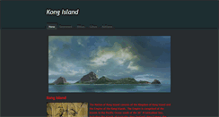 Desktop Screenshot of kongisland.weebly.com