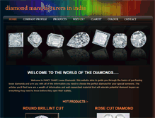 Tablet Screenshot of diamondmanufacturersinindia.weebly.com