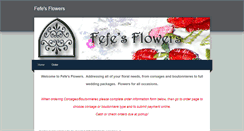 Desktop Screenshot of fefesflowers.weebly.com