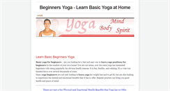 Desktop Screenshot of learn-basic-beginners-yoga.weebly.com