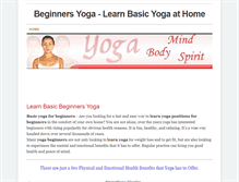 Tablet Screenshot of learn-basic-beginners-yoga.weebly.com