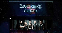 Desktop Screenshot of evanescencecroatia.weebly.com