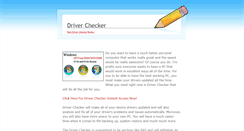 Desktop Screenshot of driver-checker.weebly.com