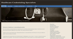Desktop Screenshot of healthcarecredentialing.weebly.com