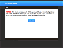 Tablet Screenshot of horseisleanswers.weebly.com