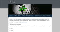 Desktop Screenshot of mrstinson.weebly.com