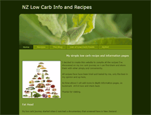 Tablet Screenshot of nzlowcarber.weebly.com