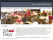 Tablet Screenshot of carlislesgiftedclass.weebly.com