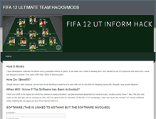 Tablet Screenshot of fifa12ultimateteamhacksandmods.weebly.com