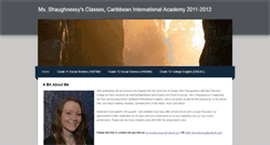 Desktop Screenshot of caribbeaninternationalacademymss.weebly.com