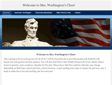 Tablet Screenshot of mrswarbington.weebly.com