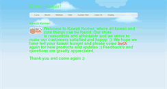 Desktop Screenshot of kawaiikorner.weebly.com
