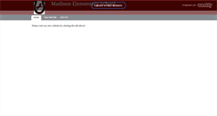 Desktop Screenshot of madisonelementary.weebly.com