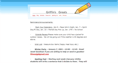 Desktop Screenshot of griffinsgreats.weebly.com