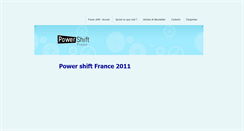 Desktop Screenshot of powershiftfrance.weebly.com