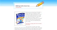 Desktop Screenshot of first-grade-math-games.weebly.com