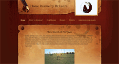 Desktop Screenshot of horserescuebydrlaura.weebly.com