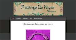 Desktop Screenshot of frederique-de-keyser.weebly.com