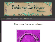 Tablet Screenshot of frederique-de-keyser.weebly.com