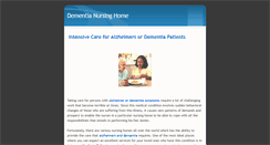 Desktop Screenshot of dementianursinghome.weebly.com