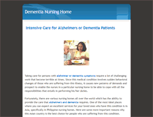 Tablet Screenshot of dementianursinghome.weebly.com