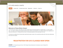 Tablet Screenshot of futuremindscamps.weebly.com