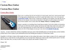 Tablet Screenshot of custombassguitar.weebly.com