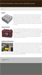 Mobile Screenshot of golfcartsolarbatteries.weebly.com