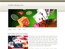 Tablet Screenshot of colfaxmingoart.weebly.com