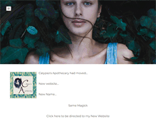 Tablet Screenshot of calypsosapothecary.weebly.com