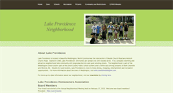 Desktop Screenshot of lakeprovidence.weebly.com