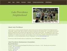 Tablet Screenshot of lakeprovidence.weebly.com