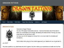 Tablet Screenshot of dragontattoos.weebly.com