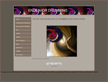 Tablet Screenshot of endeavordrumming.weebly.com